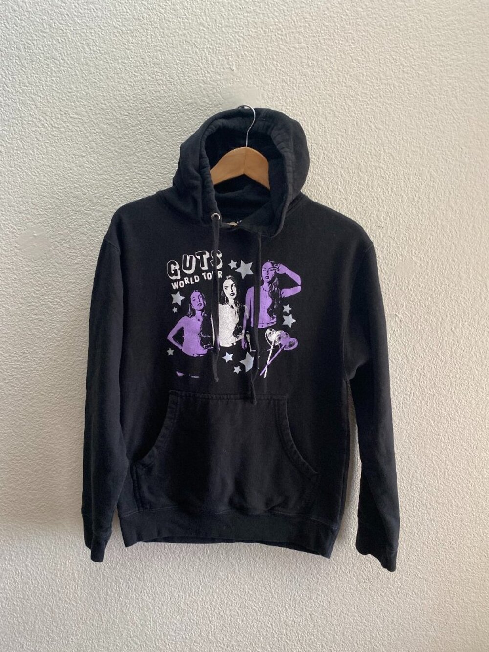 Olivia Rodrigo Guts World Tour Merch Hoodie Sweatshirt Adult Unisex Small Band